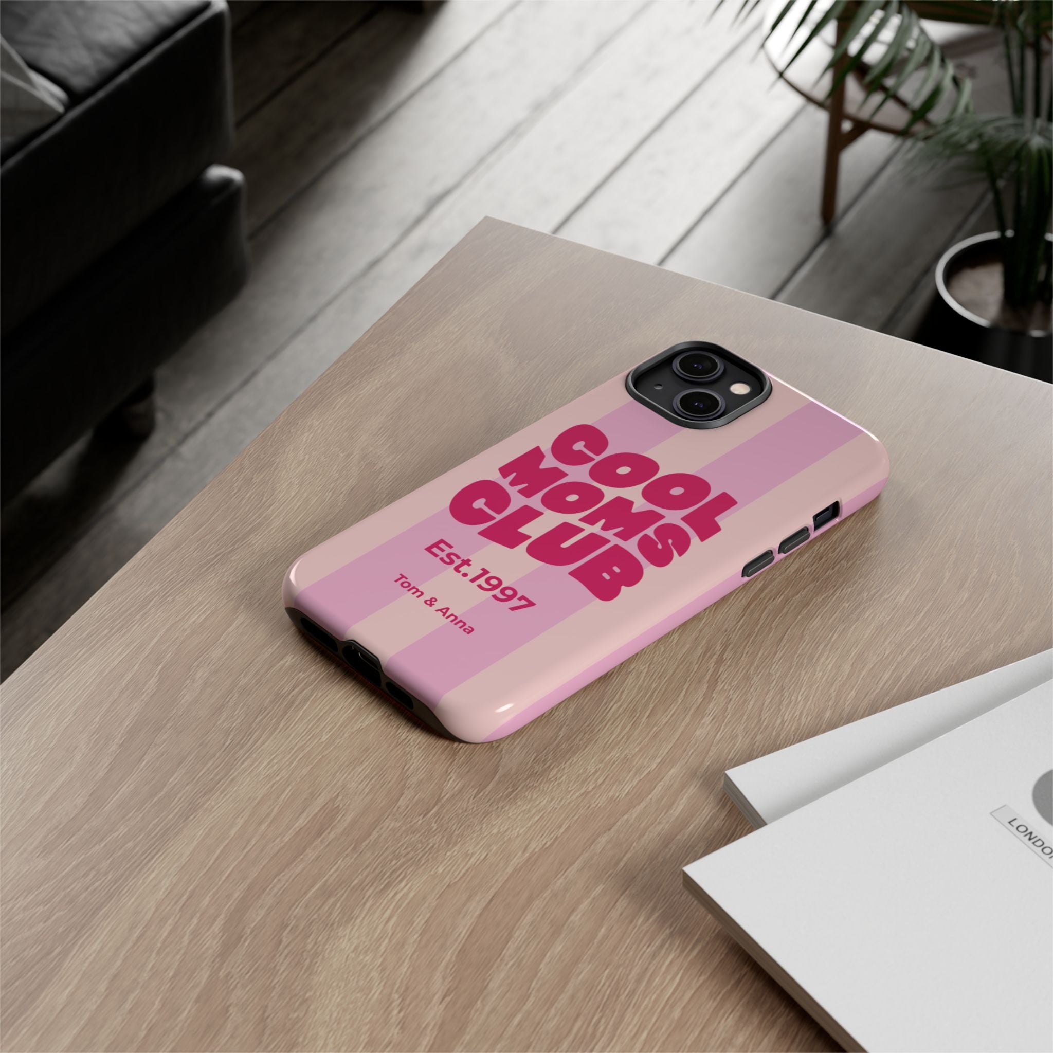 Phone Case Cool Moms Club & Names of children