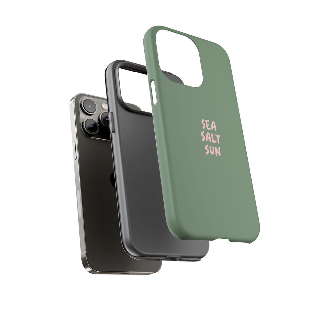 AUS - Phone Case Green color with custom text