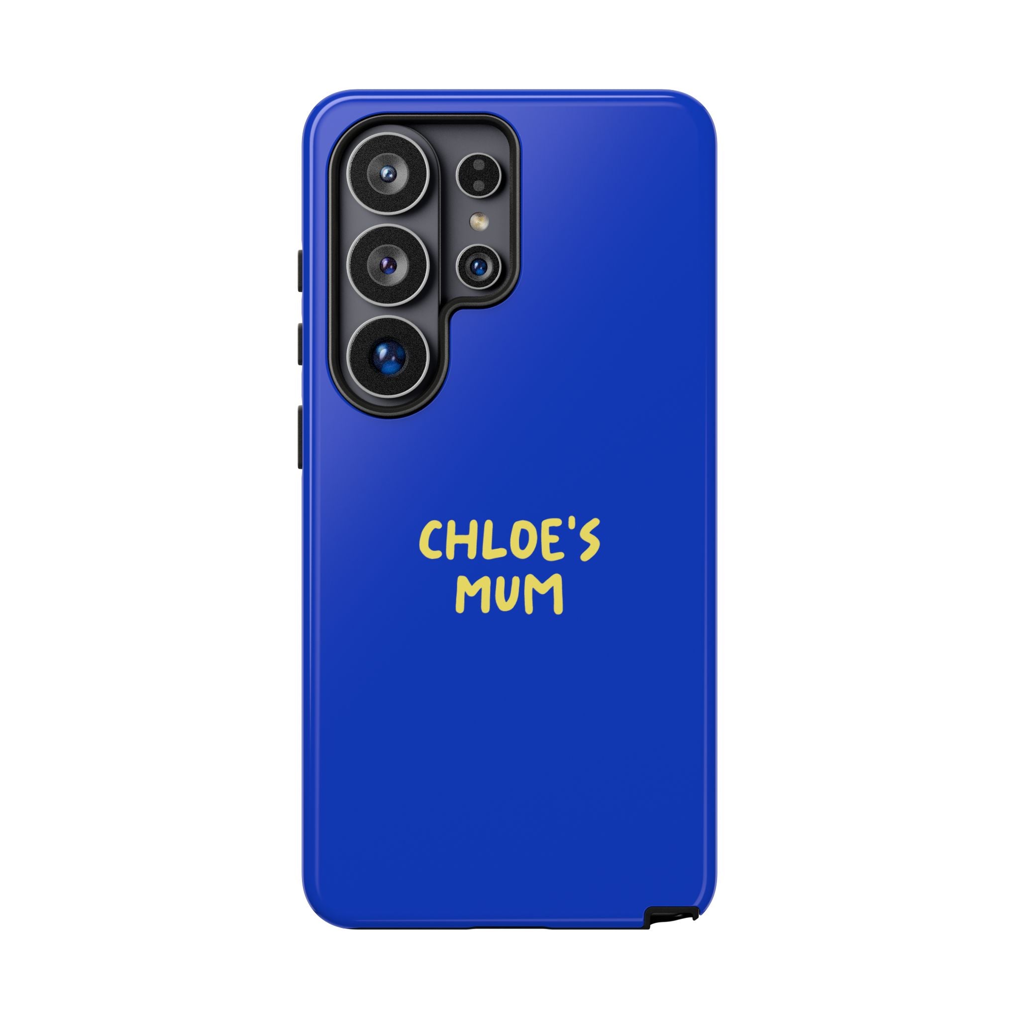Phone Case Blue color with custom text