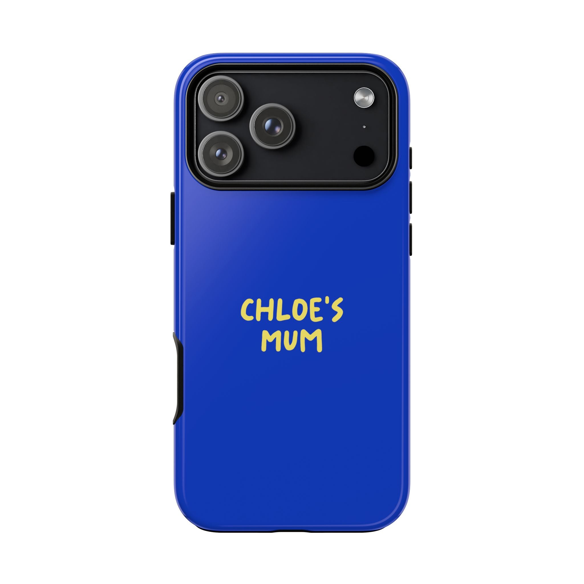 Phone Case Blue color with custom text