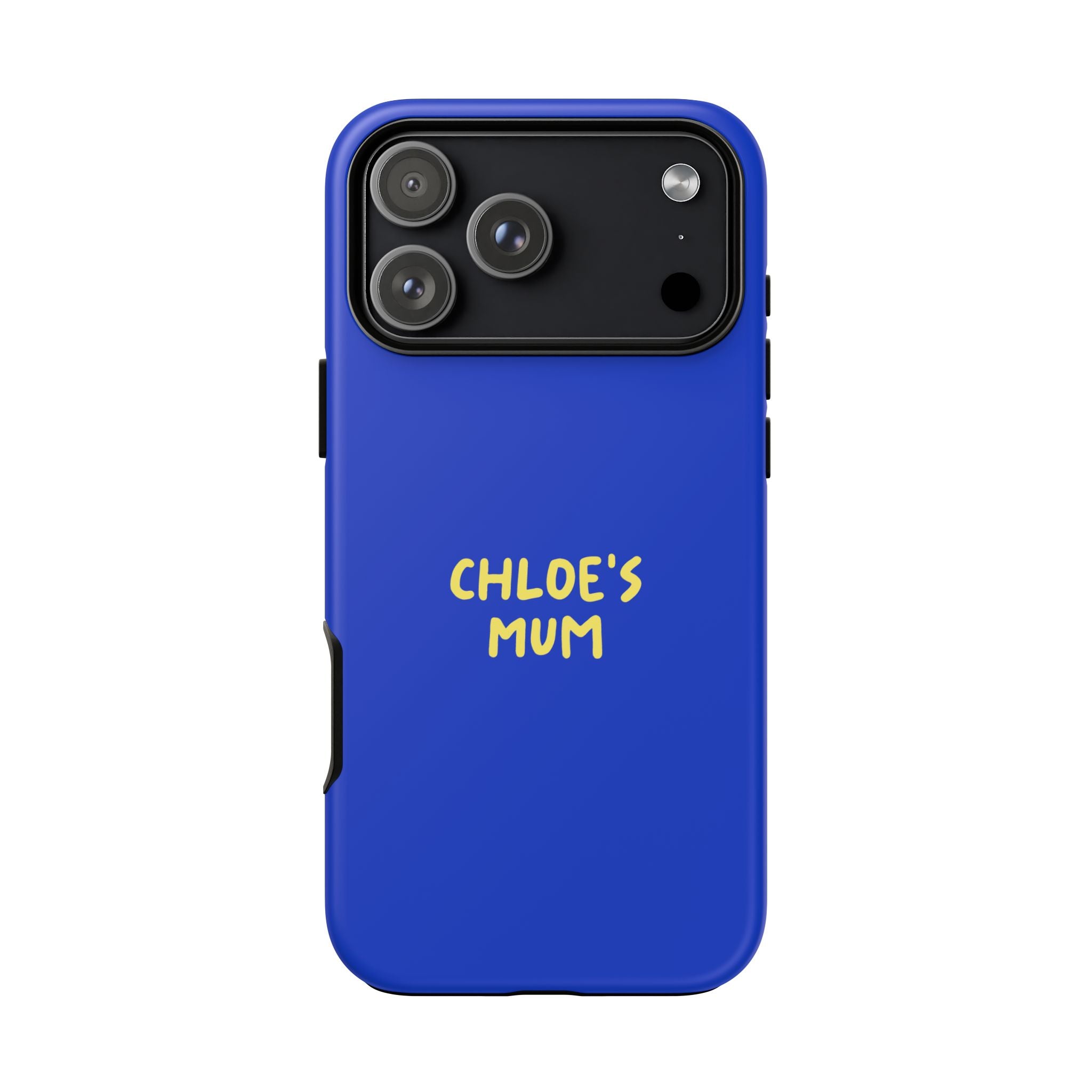Phone Case Blue color with custom text