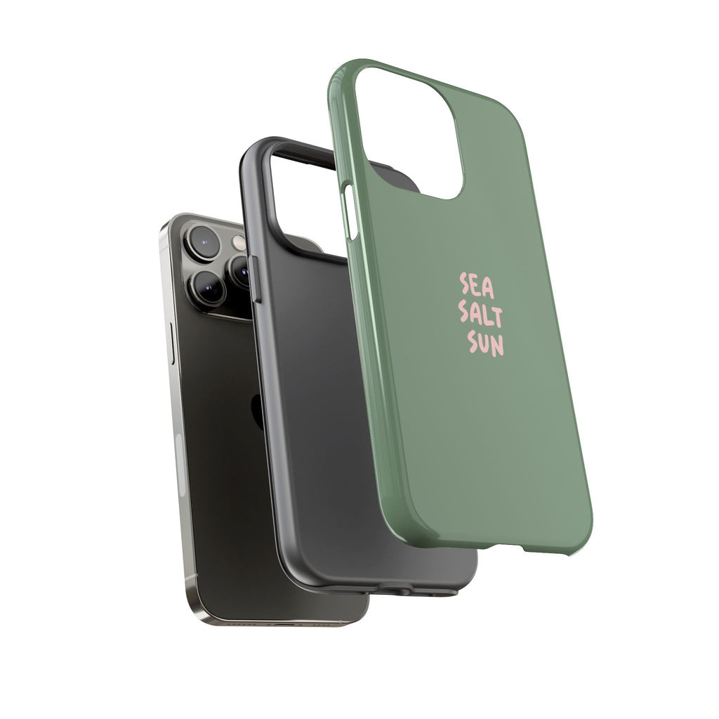 AUS - Phone Case Green color with custom text