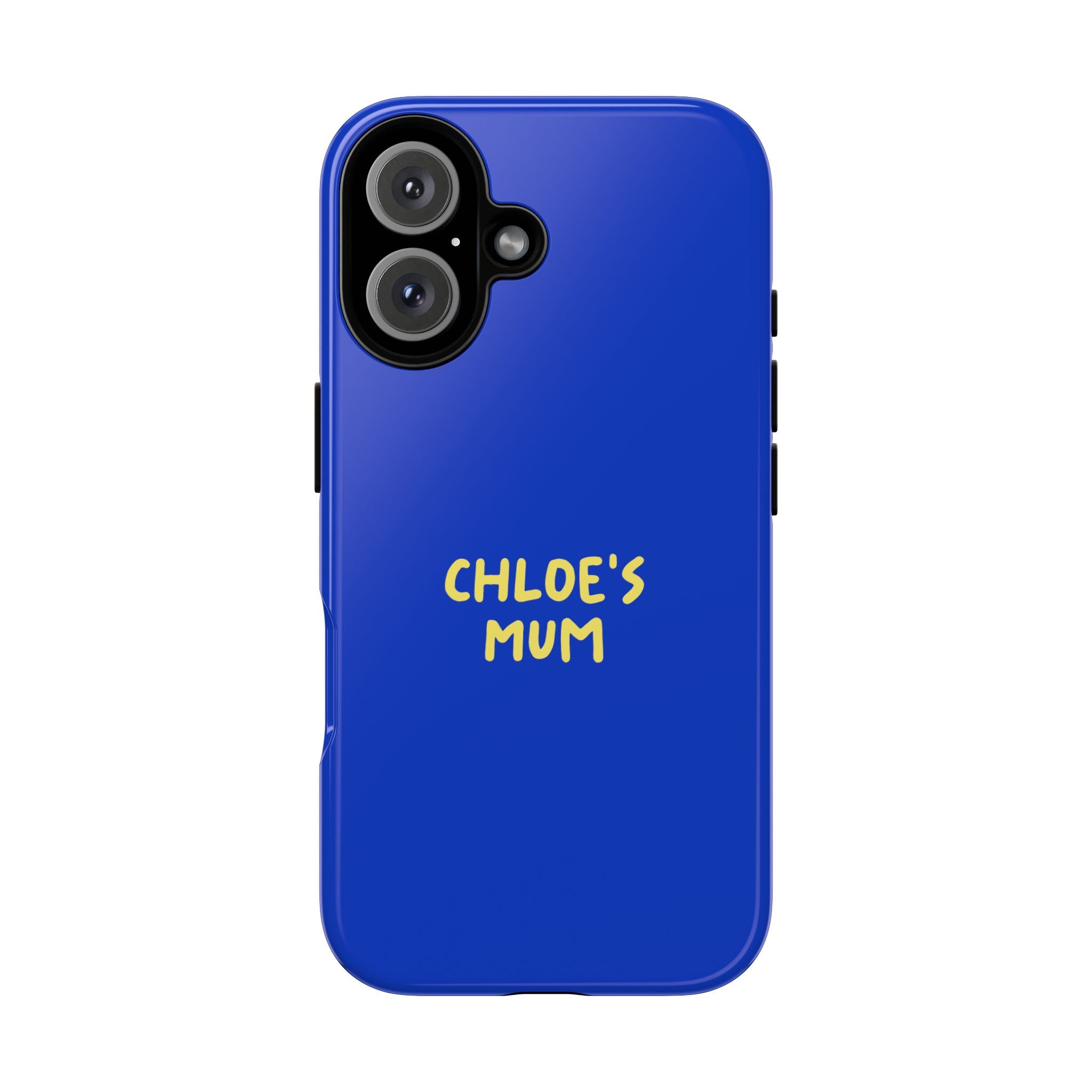 Phone Case Blue color with custom text