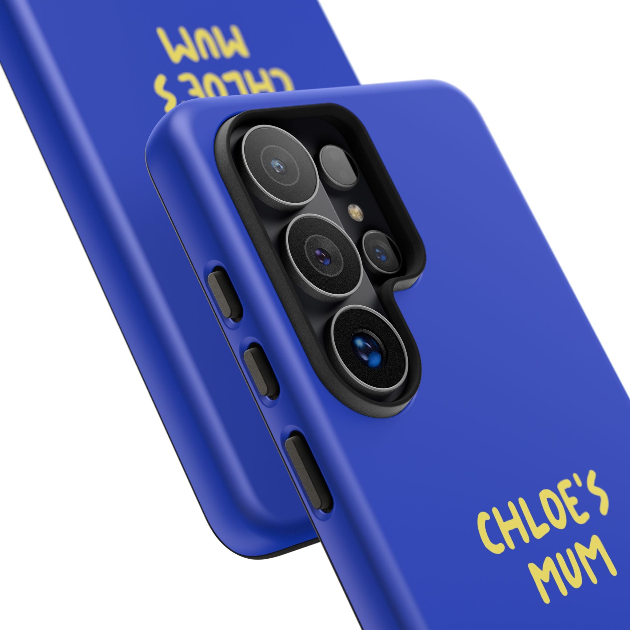 Phone Case Blue color with custom text