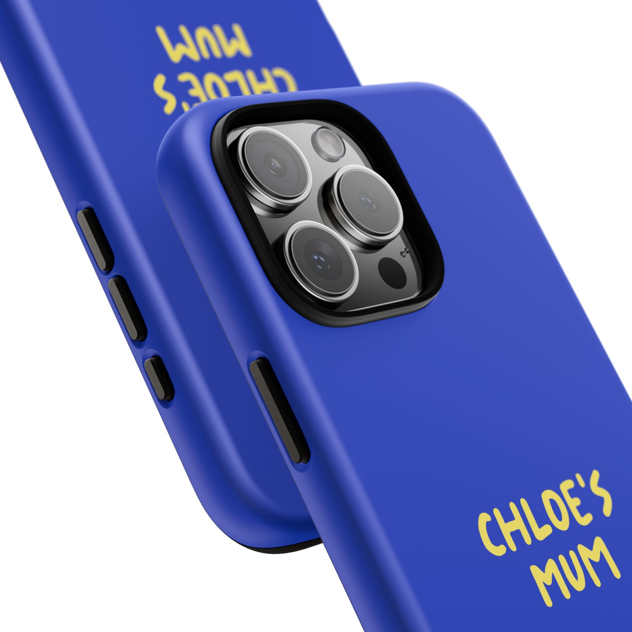 Phone Case Blue color with custom text