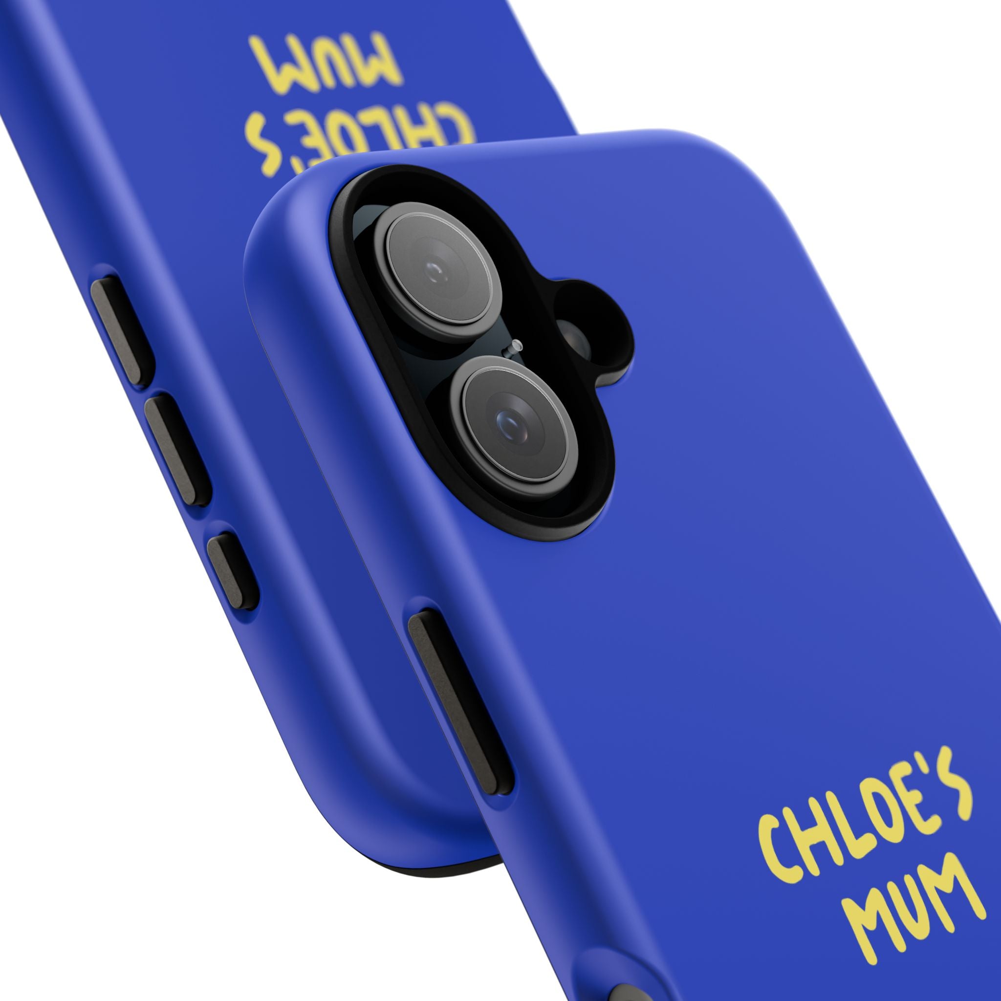 Phone Case Blue color with custom text
