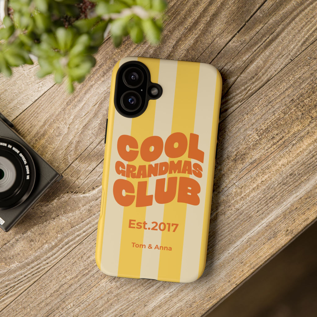 AUS - Phone Case Cool Grandmas Club & Names of children