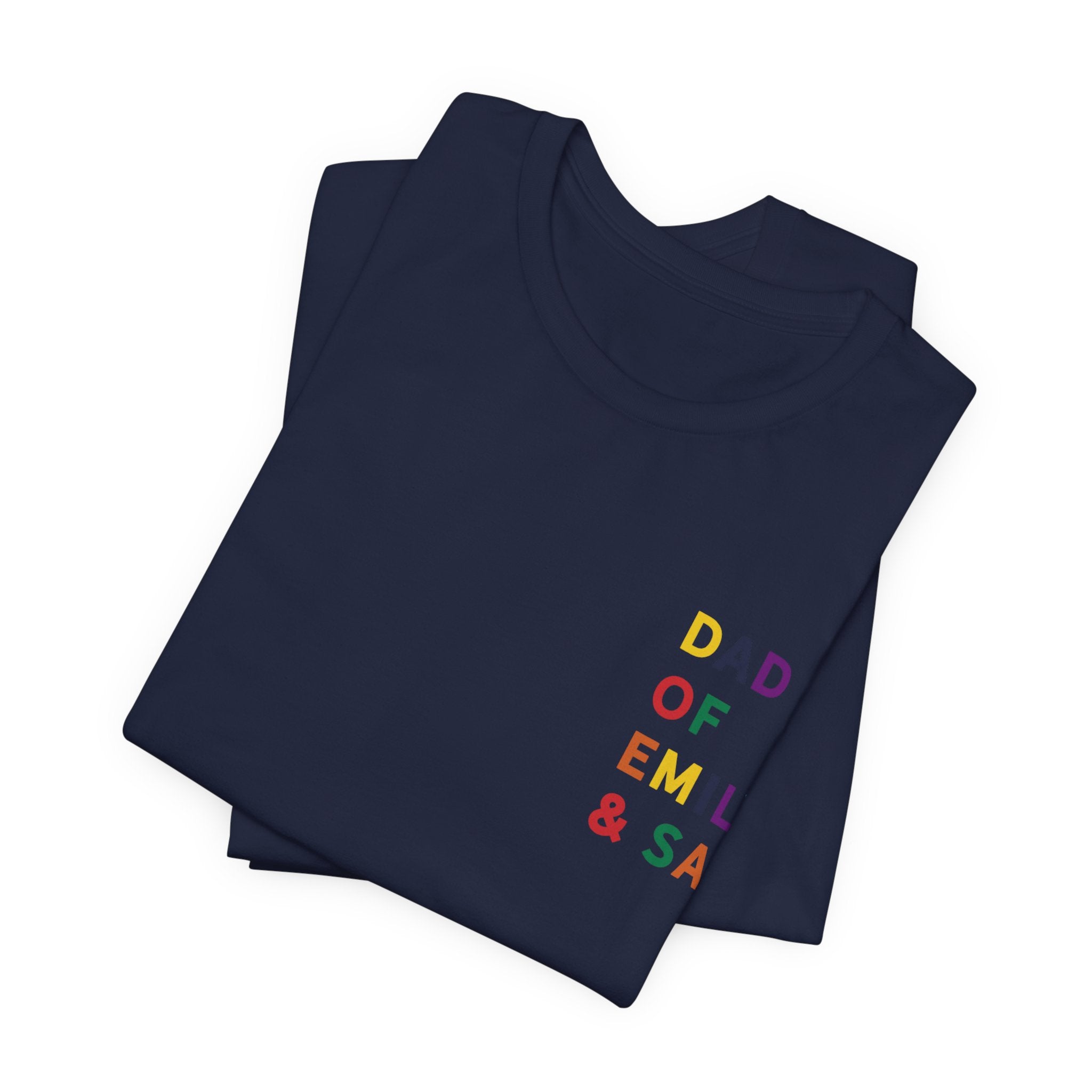 AUS - T-Shirt Dad of multicolored name daddy