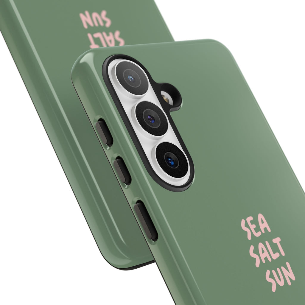 AUS - Phone Case Green color with custom text