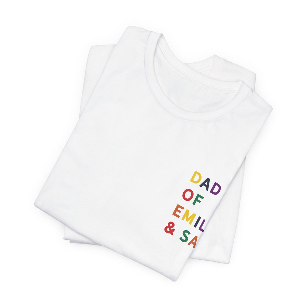 AUS - T-Shirt Dad of multicolored name daddy
