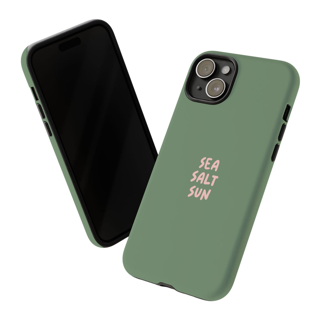 AUS - Phone Case Green color with custom text
