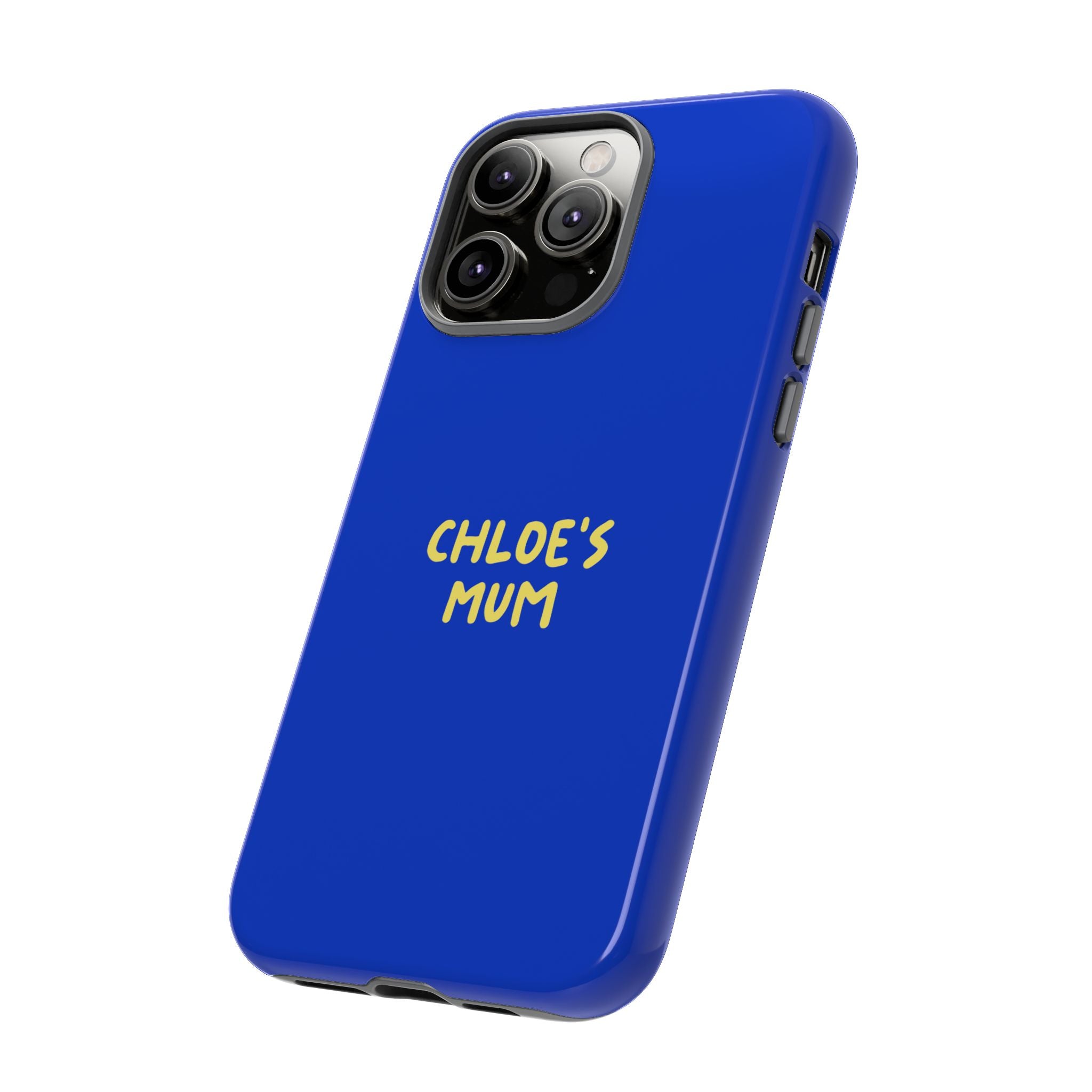 Phone Case Blue color with custom text