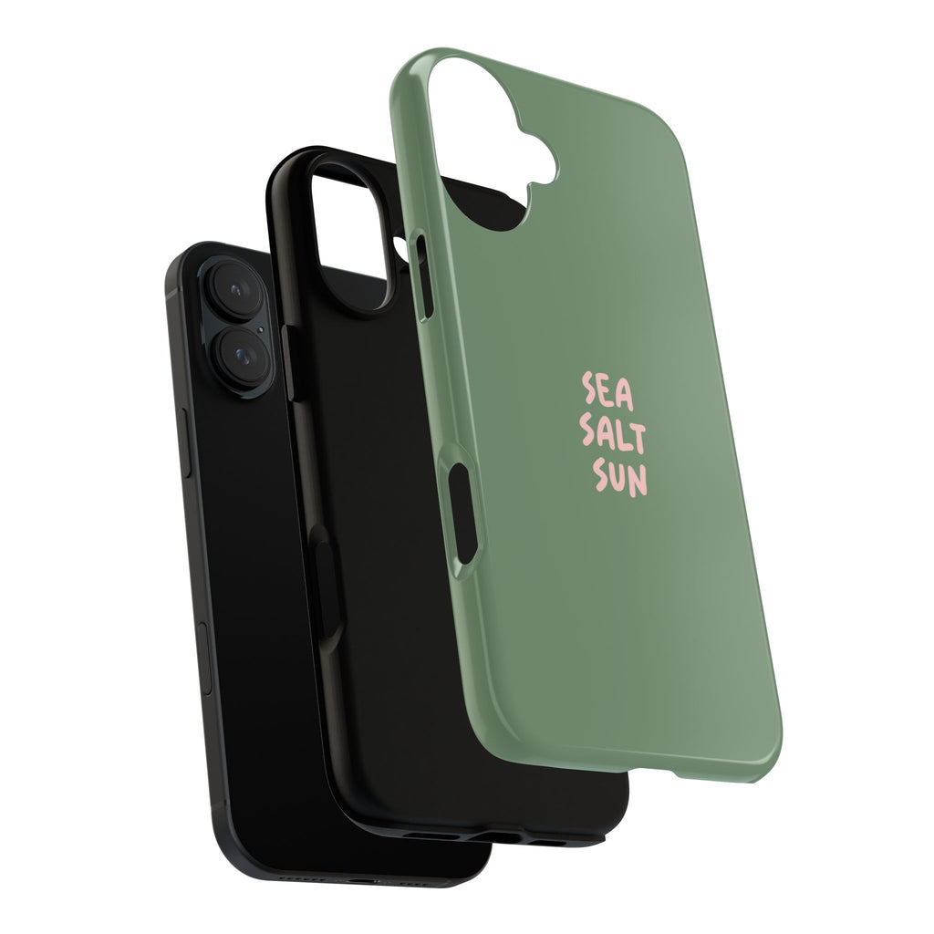 AUS - Phone Case Green color with custom text