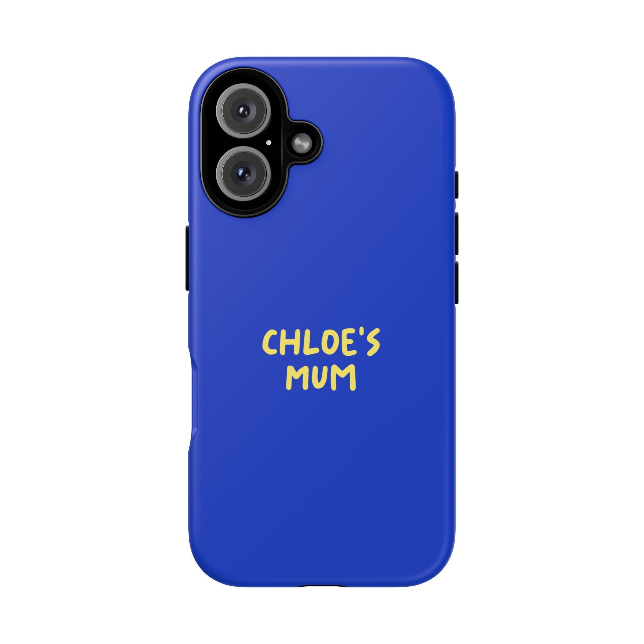 Phone Case Blue color with custom text