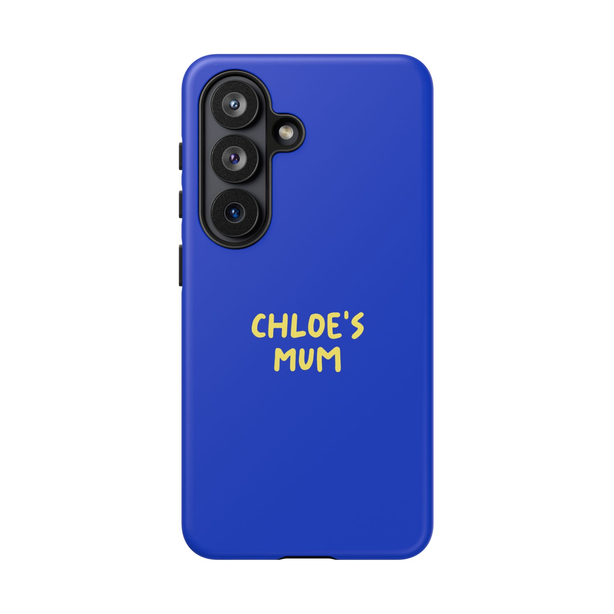 Phone Case Blue color with custom text