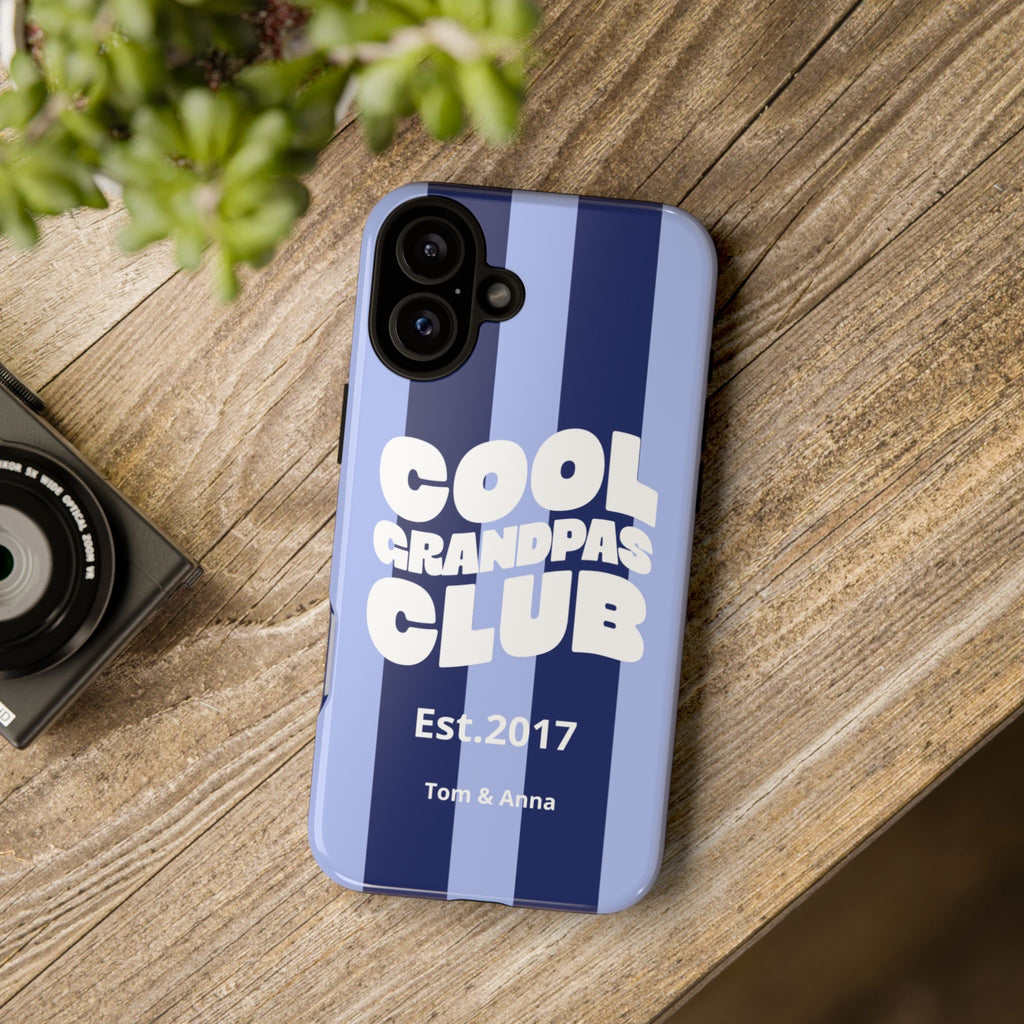 Phone Case Cool Grandpas Club & Names of grandchildren