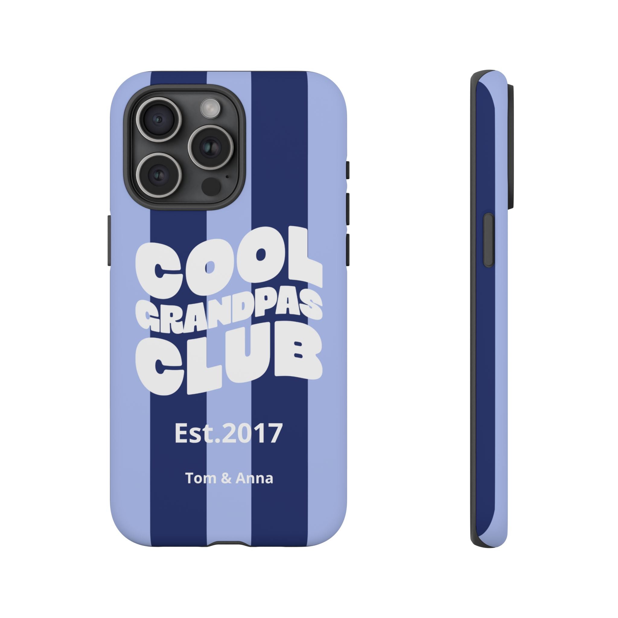 Phone Case Cool Grandpas Club & Names of grandchildren