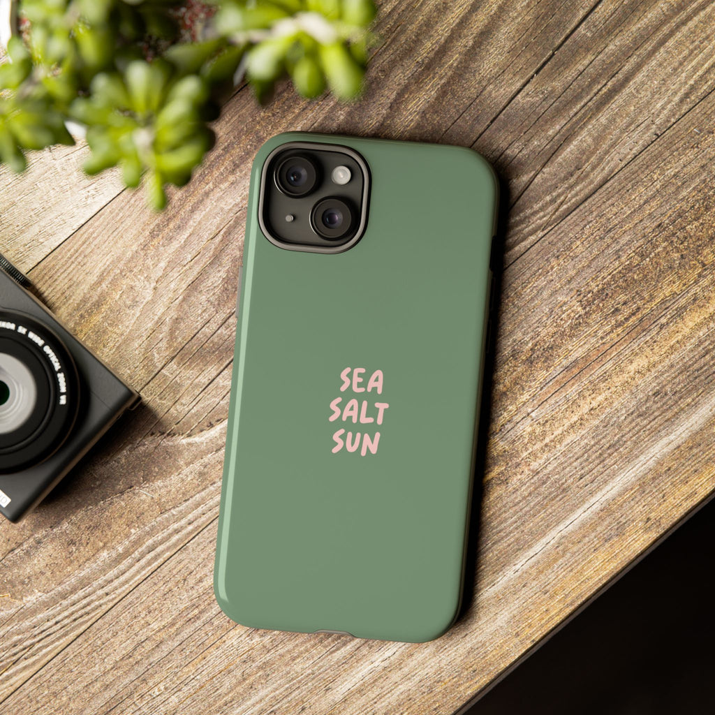 AUS - Phone Case Green color with custom text