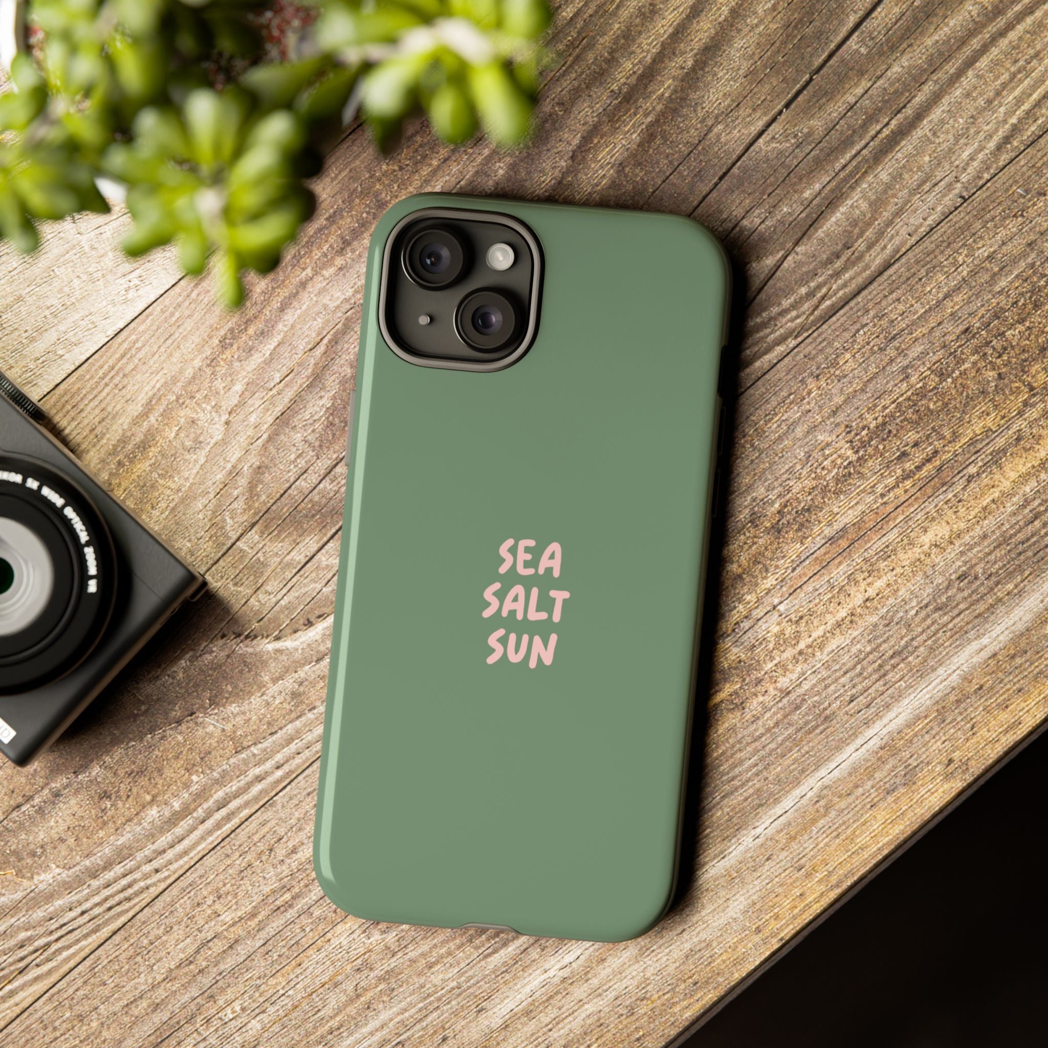 AUS - Phone Case Green color with custom text