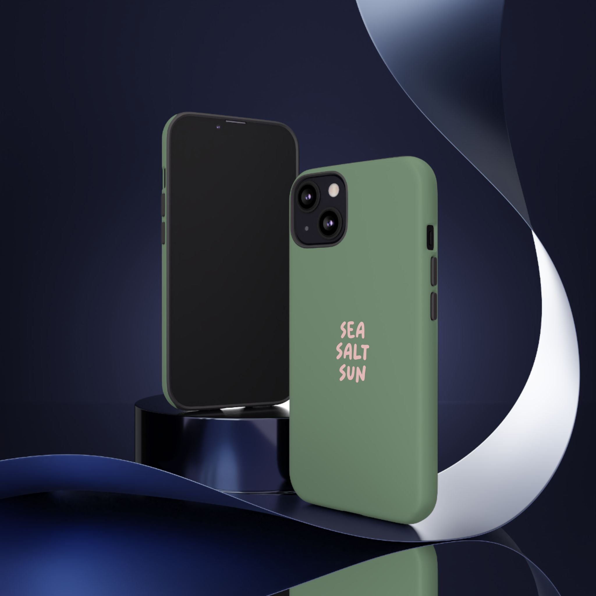 AUS - Phone Case Green color with custom text
