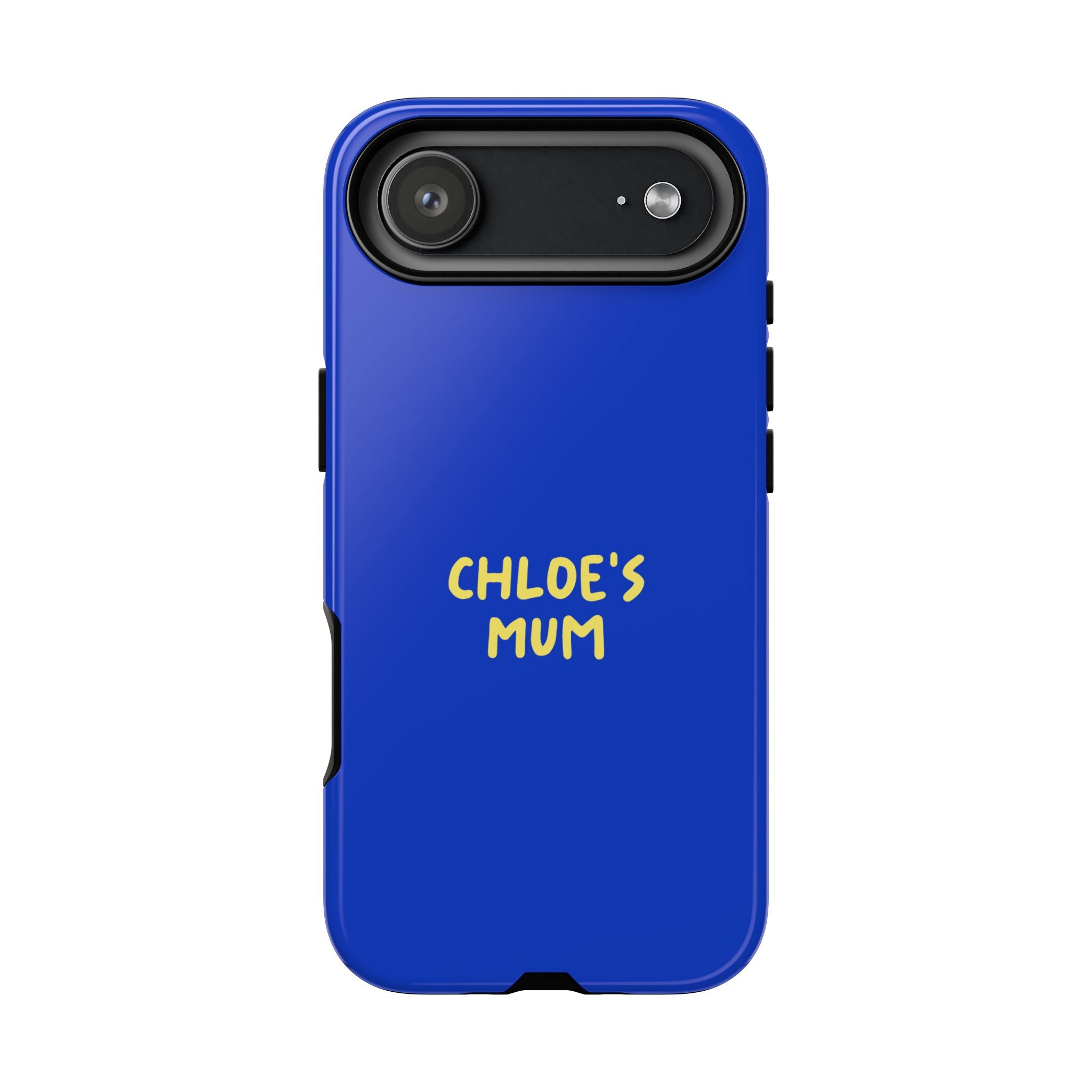 Phone Case Blue color with custom text