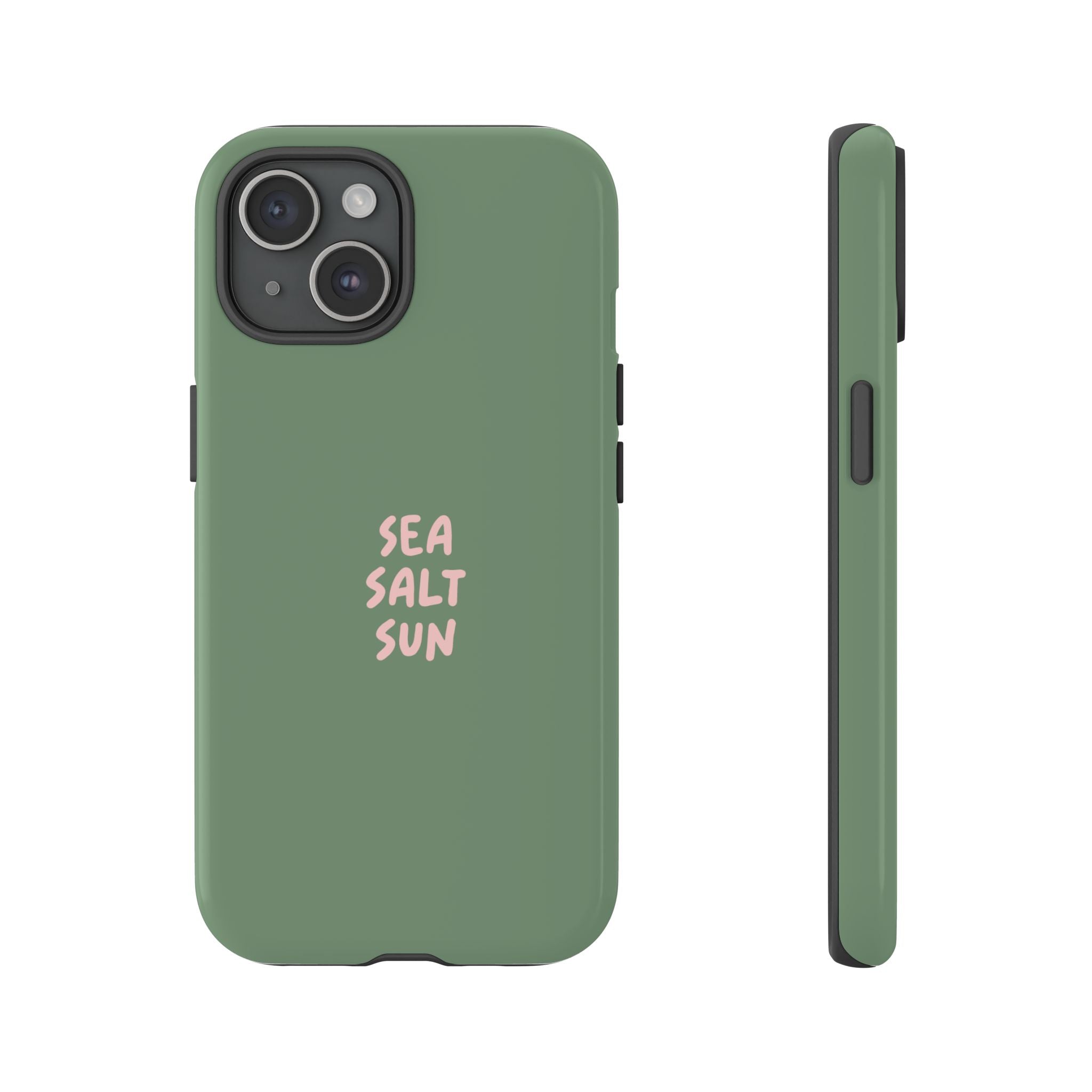 AUS - Phone Case Green color with custom text