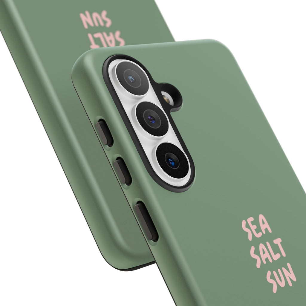 AUS - Phone Case Green color with custom text