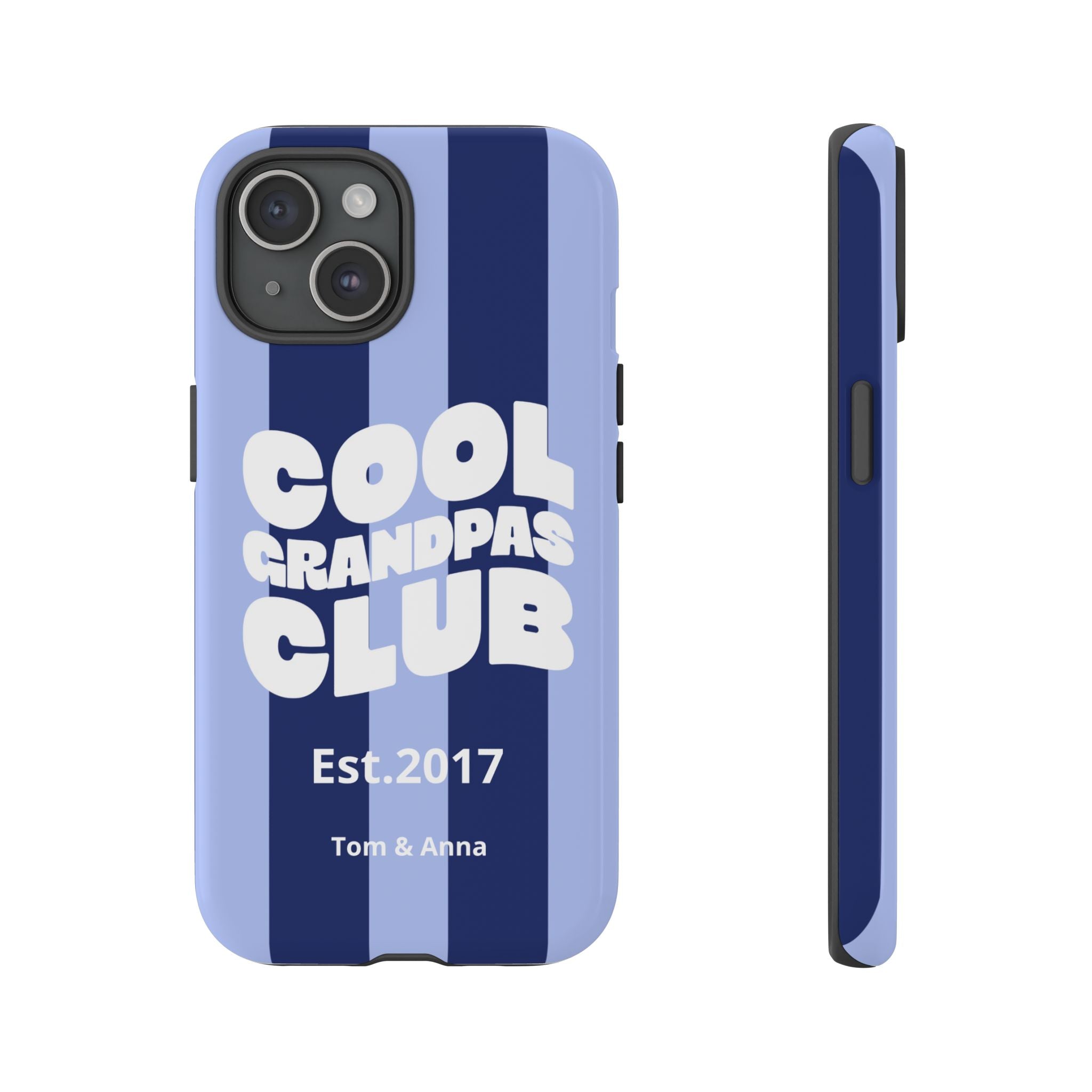 Phone Case Cool Grandpas Club & Names of grandchildren