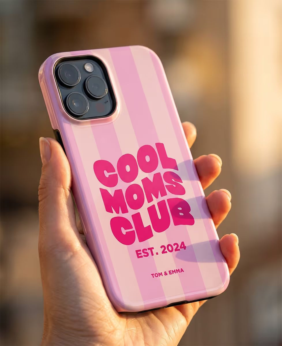 Phone Case Cool Moms Club & Names of children