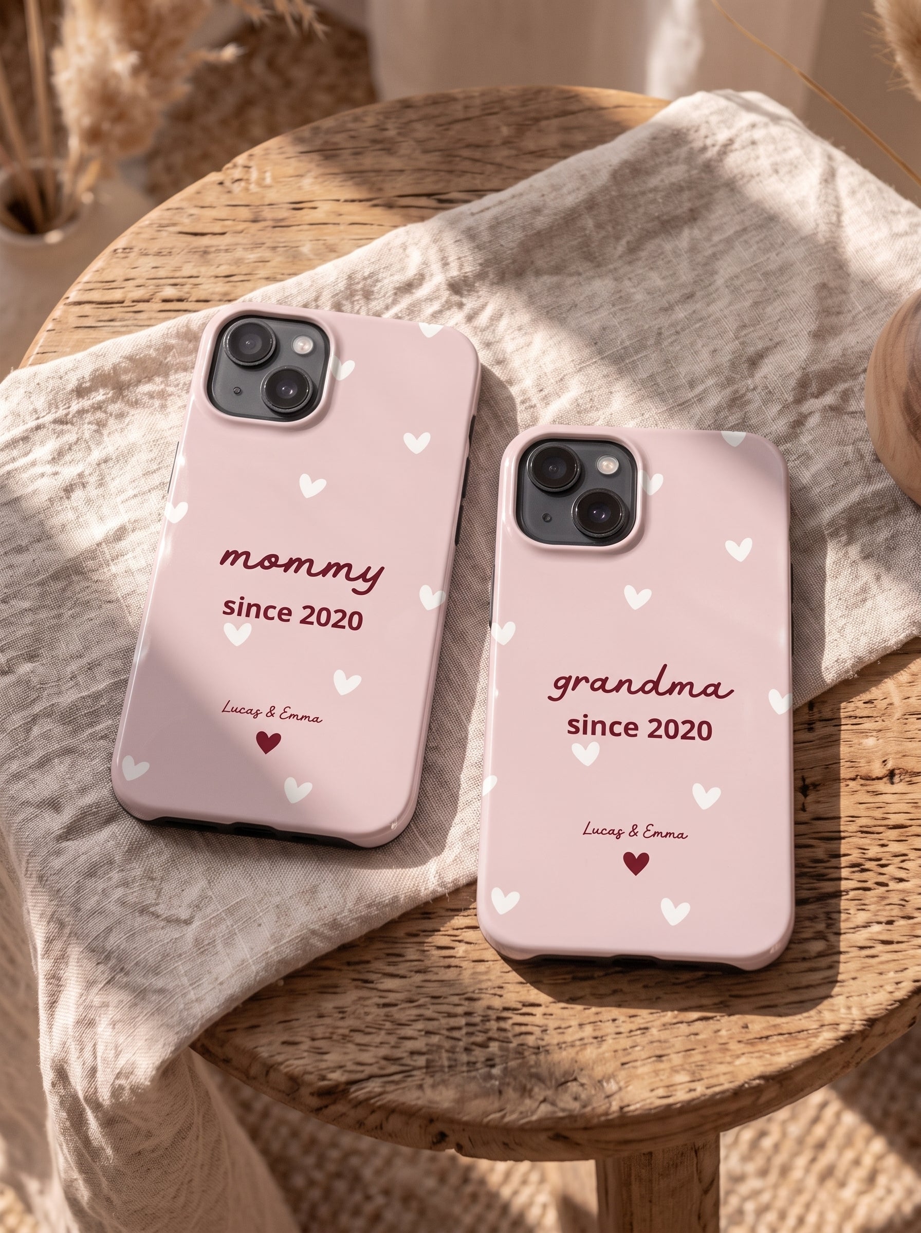 AUS - Phone Case Mommy or Grandma Since with Date & Names